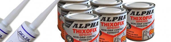 Adhesives and Sealants from Delta Rubber Limited Adhesives, Contact Adhesives and Sealants